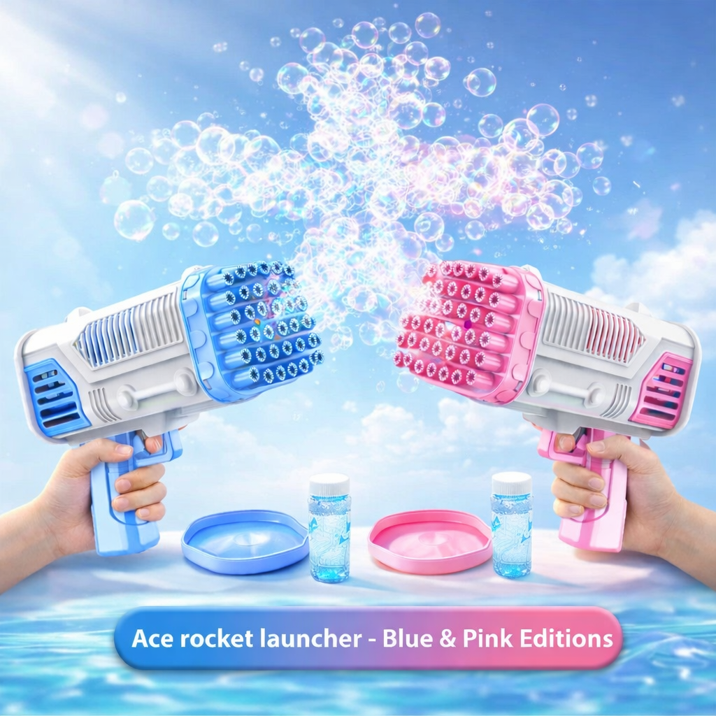 Automatic Bubble Blaster - 40 Hole Summer Bubble Gun