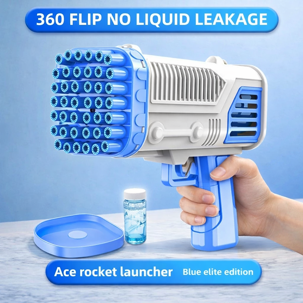 Automatic Bubble Blaster - 40 Hole Summer Bubble Gun