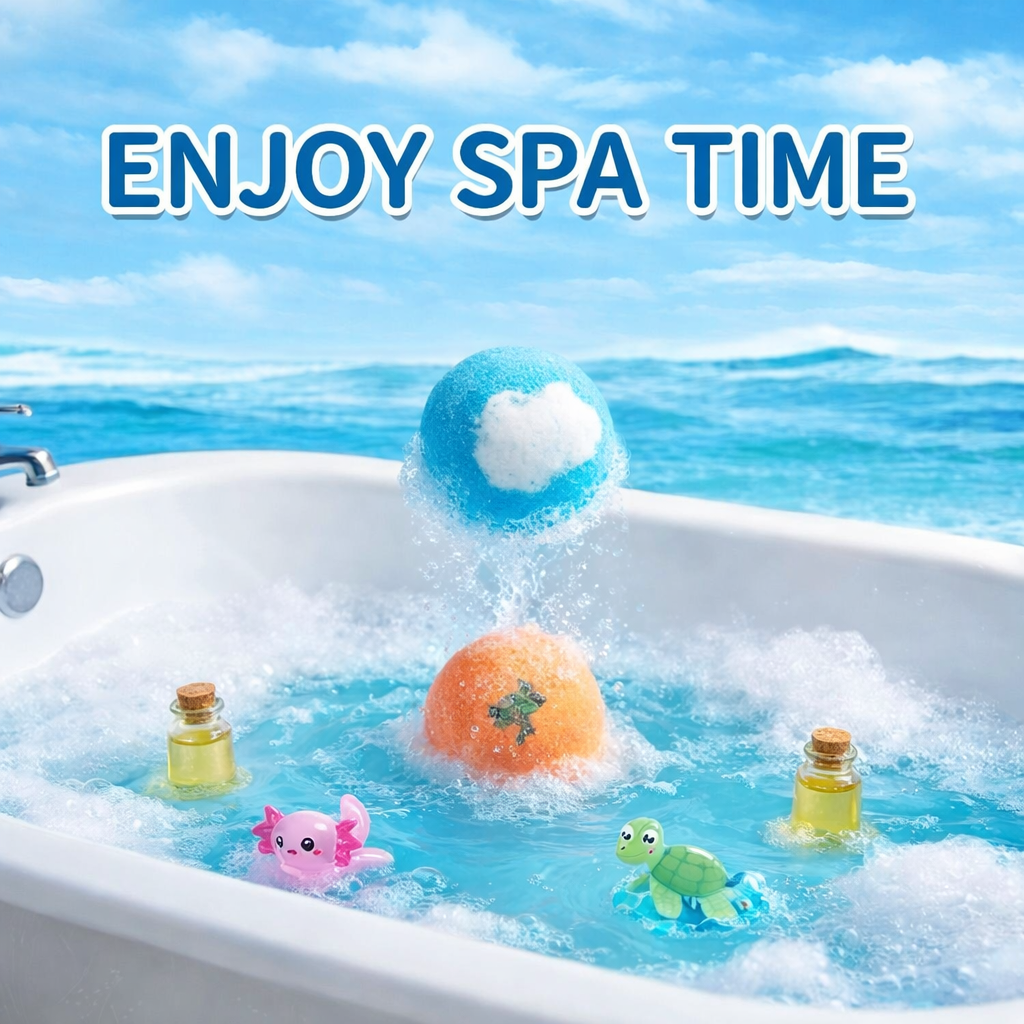 Splashkins™ Surprise Bath Bomb Set – Turn Bath Time Into Playtime